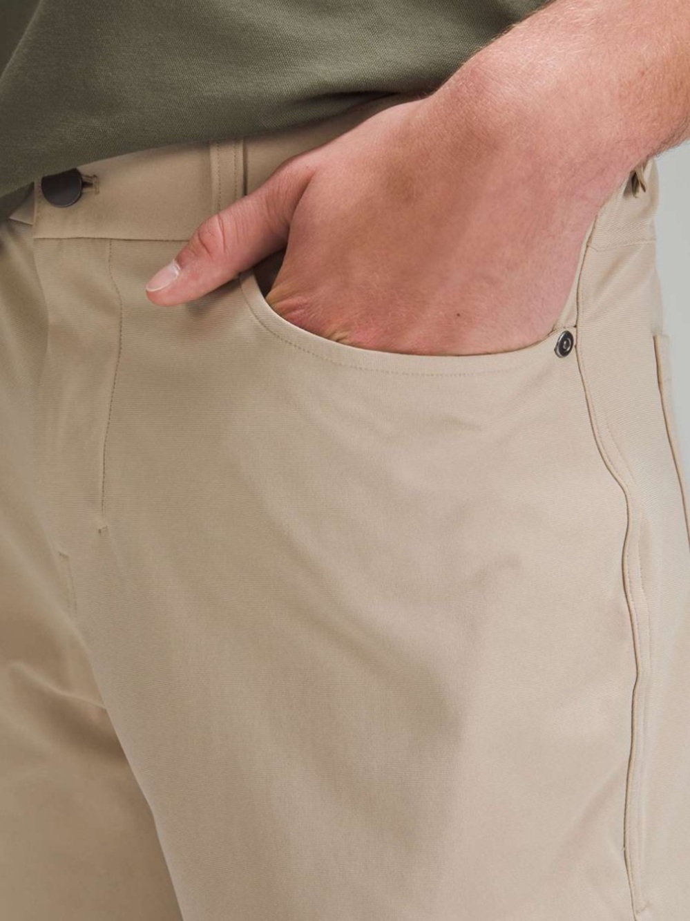 Lululemon ABC Classic-Fit Pant 32" *Warpstreme Trench Size 40 Waist - Picture 4 of 8